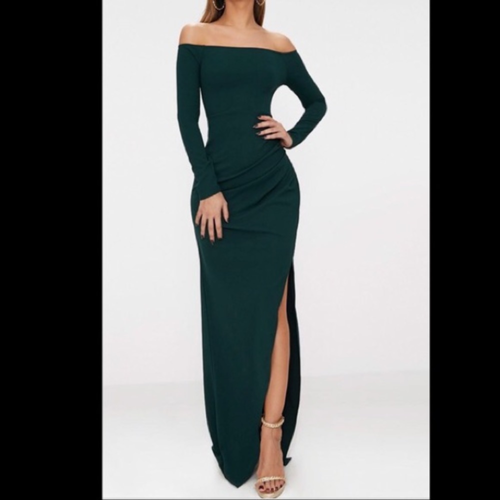 Green Long Sleeve Dress
